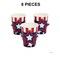 9 oz. Patriotic Star Red, White & Blue Disposable Paper Party Cups with Sleeves - 8 Ct.